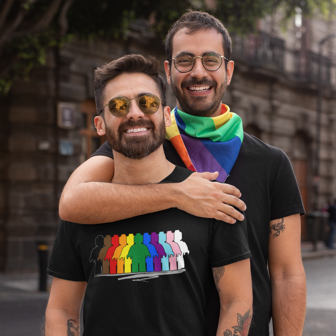 Rainbow LEGO Minifigures T-Shirts