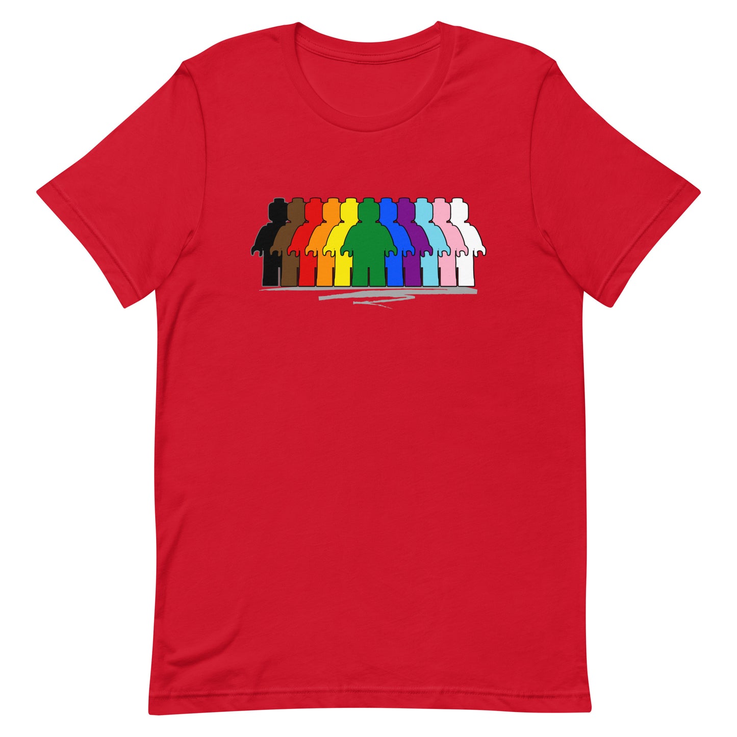 Rainbow LEGO Minifigures T-Shirts