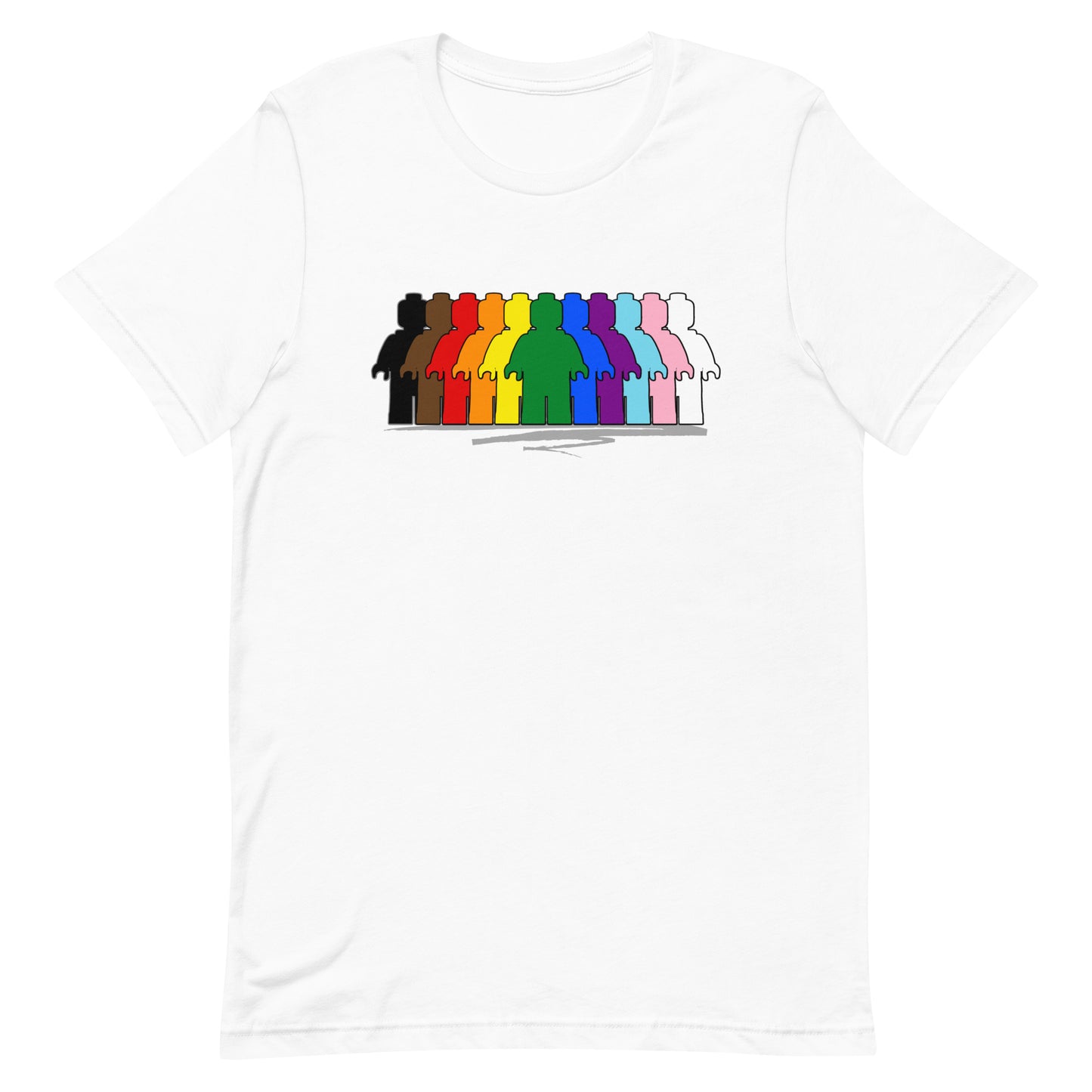 Rainbow LEGO Minifigures T-Shirts