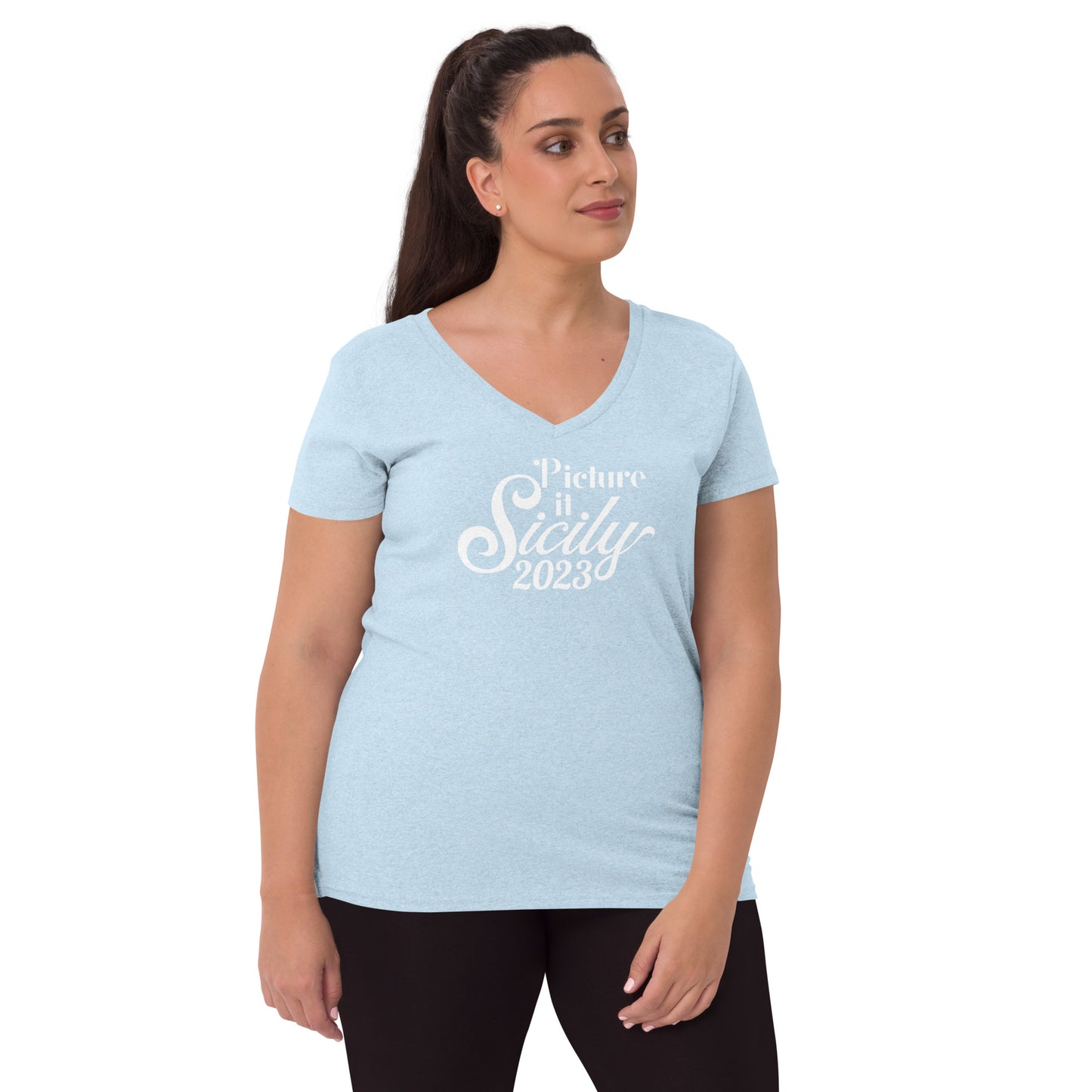 Picture It. Sicily, 2023 - Women’s V-Neck Cruise T-Shirt