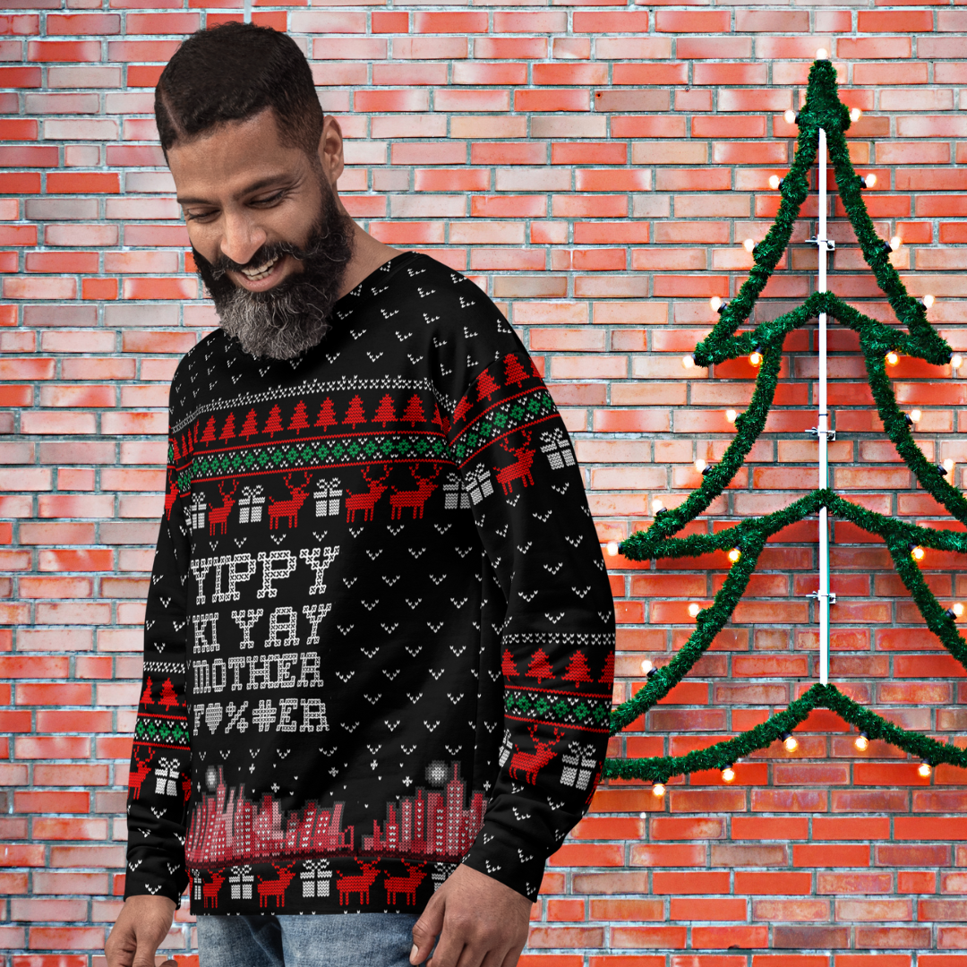 Yippy Ki Yay - Die Hard Ugly Christmas Sweater