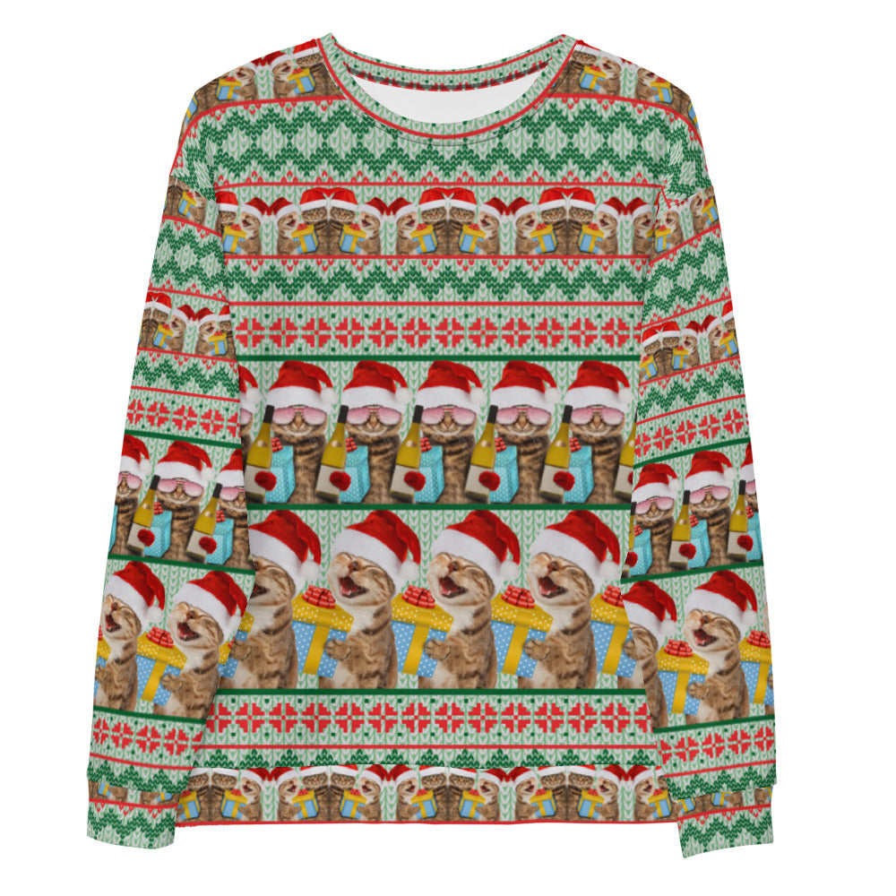 Cat Party Ugly Christmas "Sweater" - HeadhunterGear