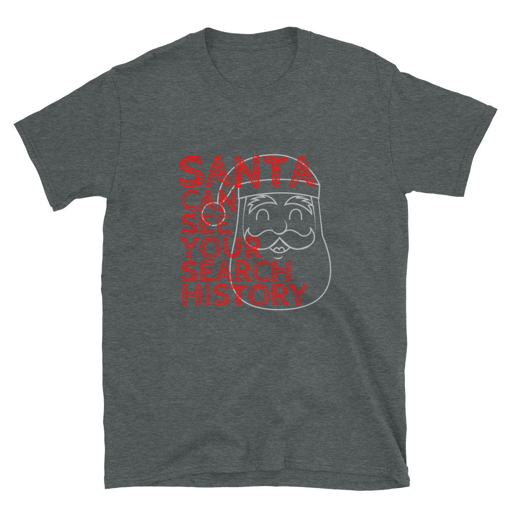 Santa Sees Your Search History Christmas Shirt - Headhunter Gear