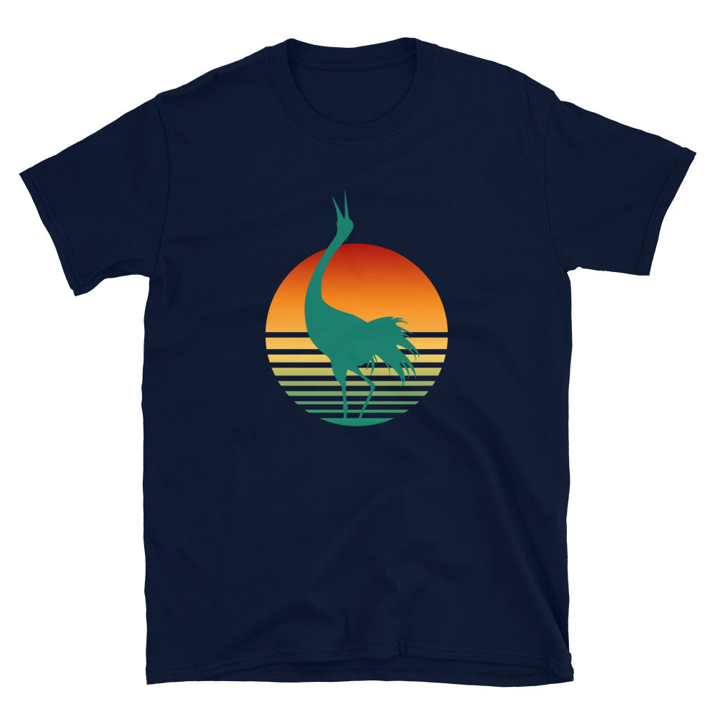 Crane Over Moon T-Shirt - HeadhunterGear