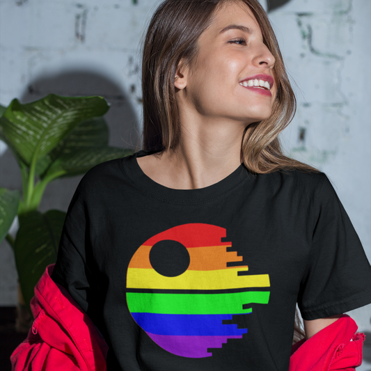 Death Star - Rainbow T-Shirt