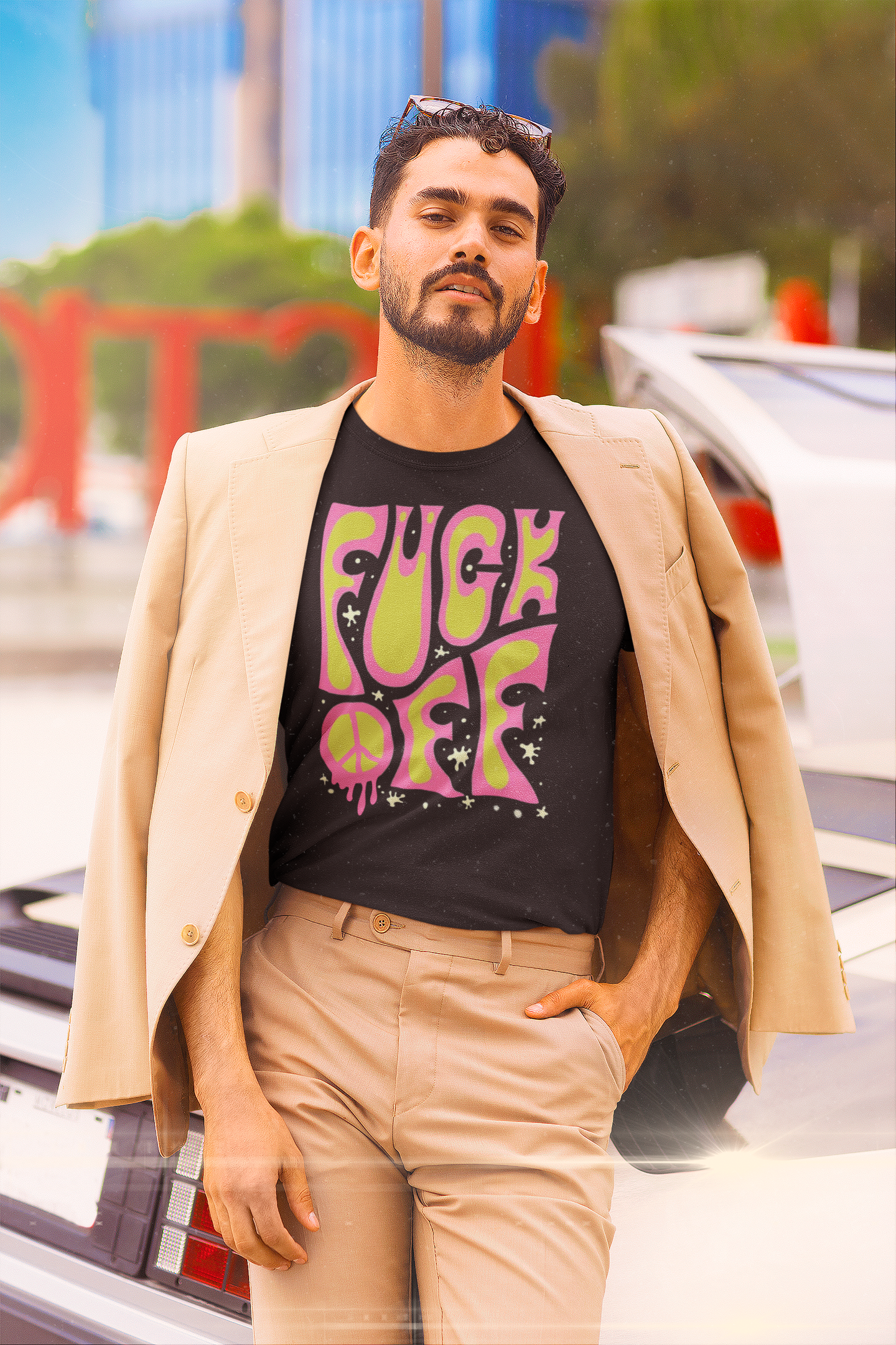 Fuck Off Retro T-Shirt - HeadhunterGear