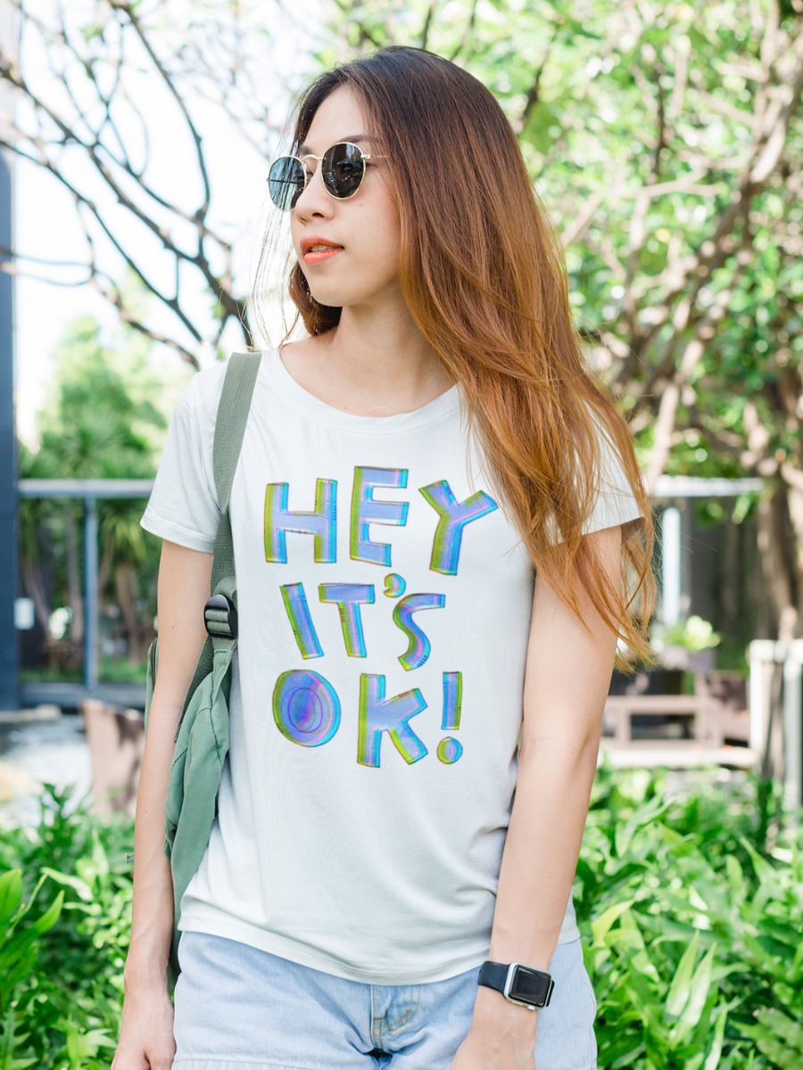 Hey It's Ok Retro T-Shirt - HeadhunterGear