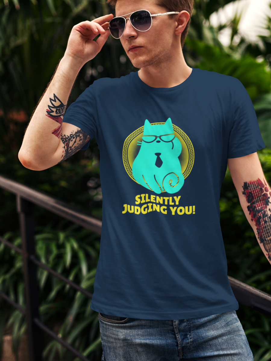 Judgy Cat T-Shirt - HeadhunterGear