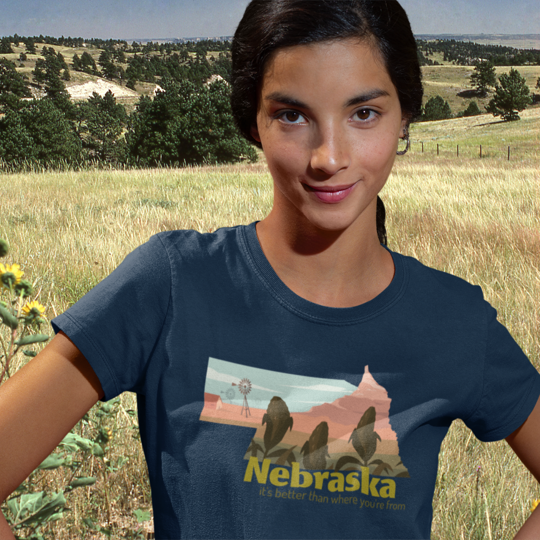 It's Better Than Where You're From - Nebraska T-Shirt - HeadhunterGear