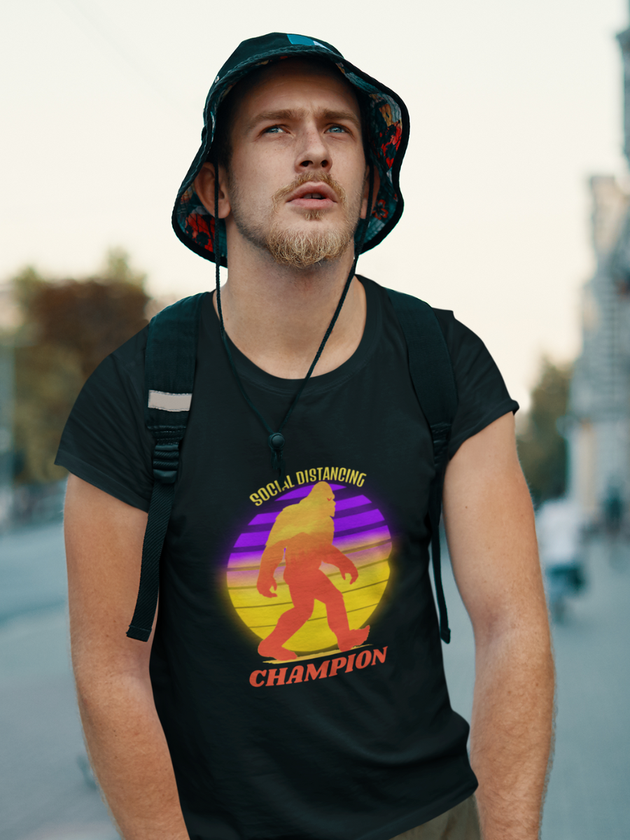 Social Distancing Champion T-Shirt - HeadhunterGear