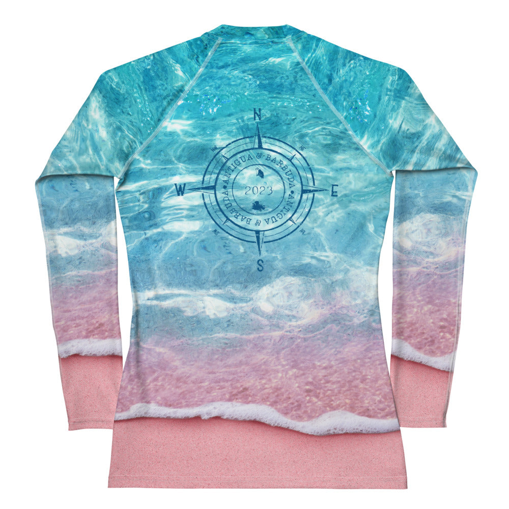 Beach Compass -Rash Guard Long Sleeve