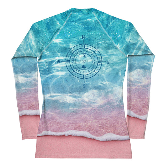 Beach Compass -Rash Guard Long Sleeve