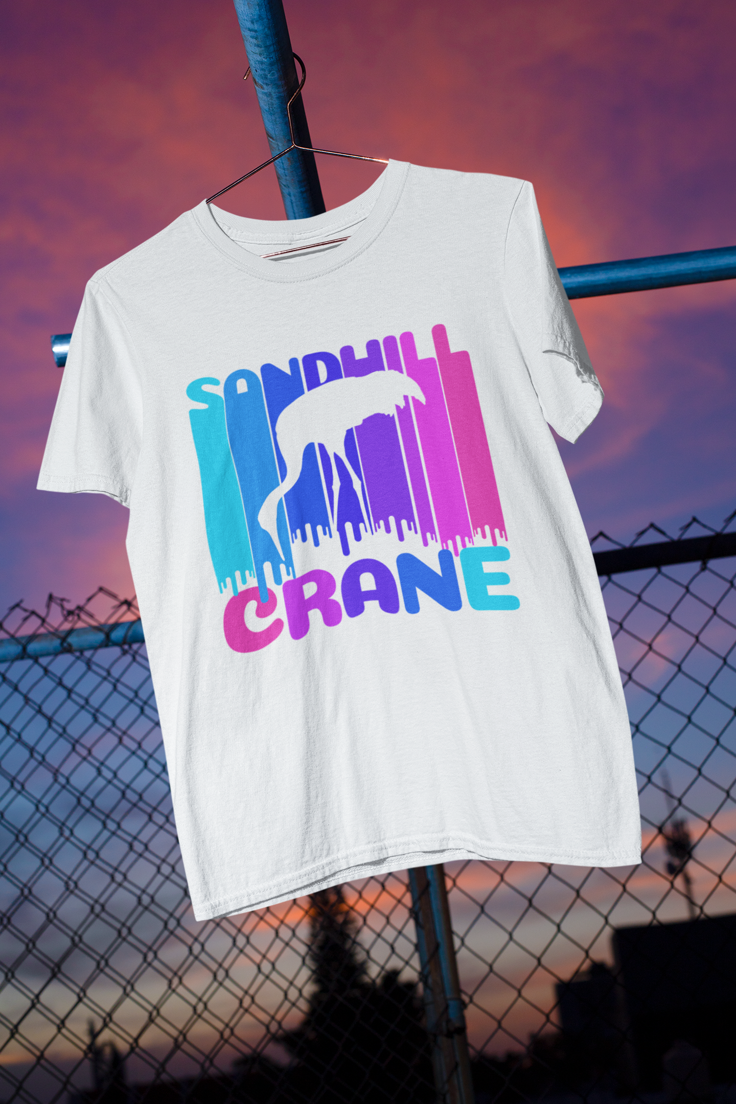 Sandhill Crane - Retro Inspired Wildlife Shirt - HeadhunterGear