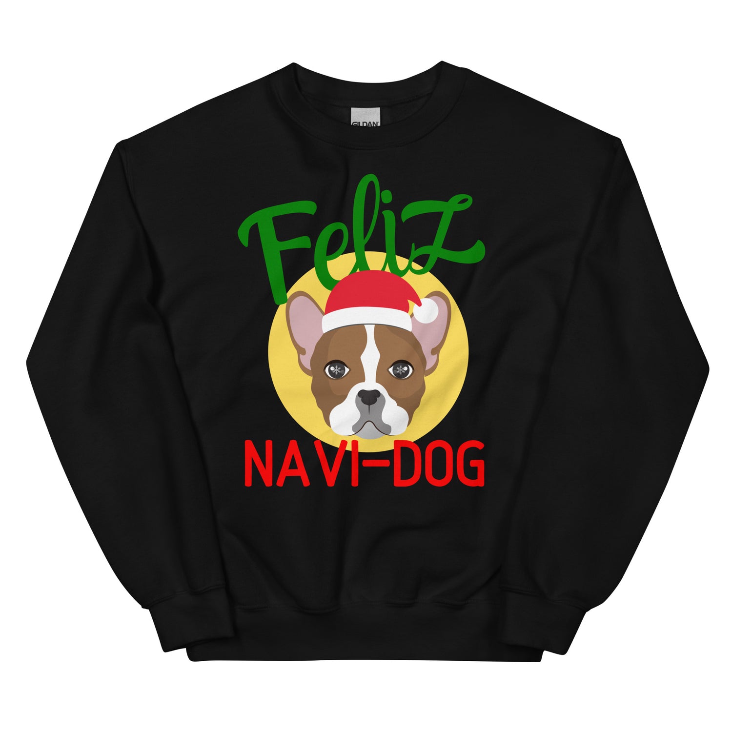 Feliz Navi-DOG Christmas Sweatshirt - HeadhunterGear