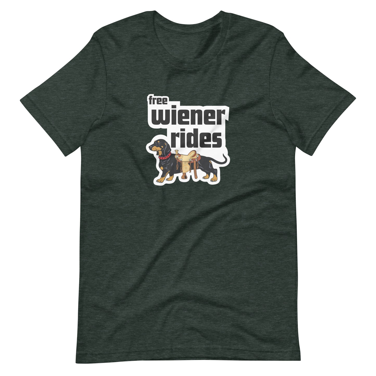 Free Wiener Rides T-Shirt