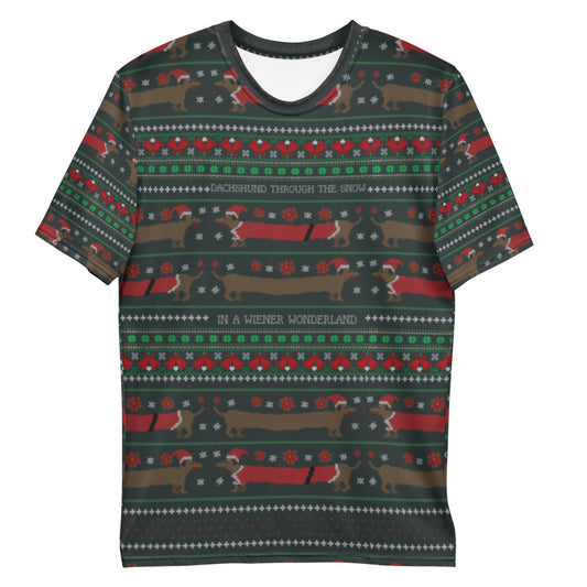 Wiener Wonderland Ugly Christmas "Sweater" T-Shirt - HeadhunterGear