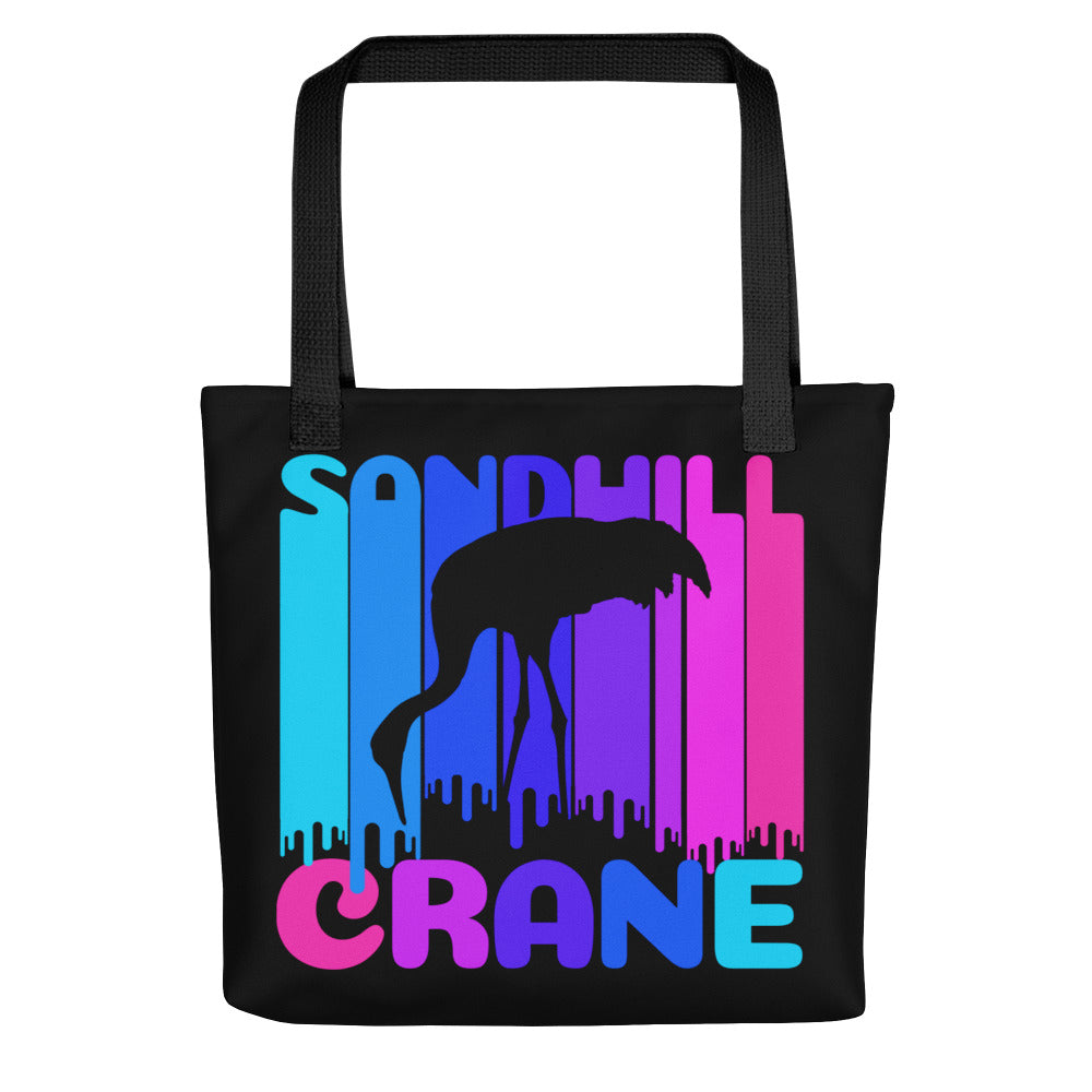 Sandhill Crane Rainbow / Nebraska -  All Over Print Tote Bag - HeadhunterGear