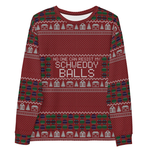 Schweddy Balls Ugly Christmas Sweater - HeadhunterGear