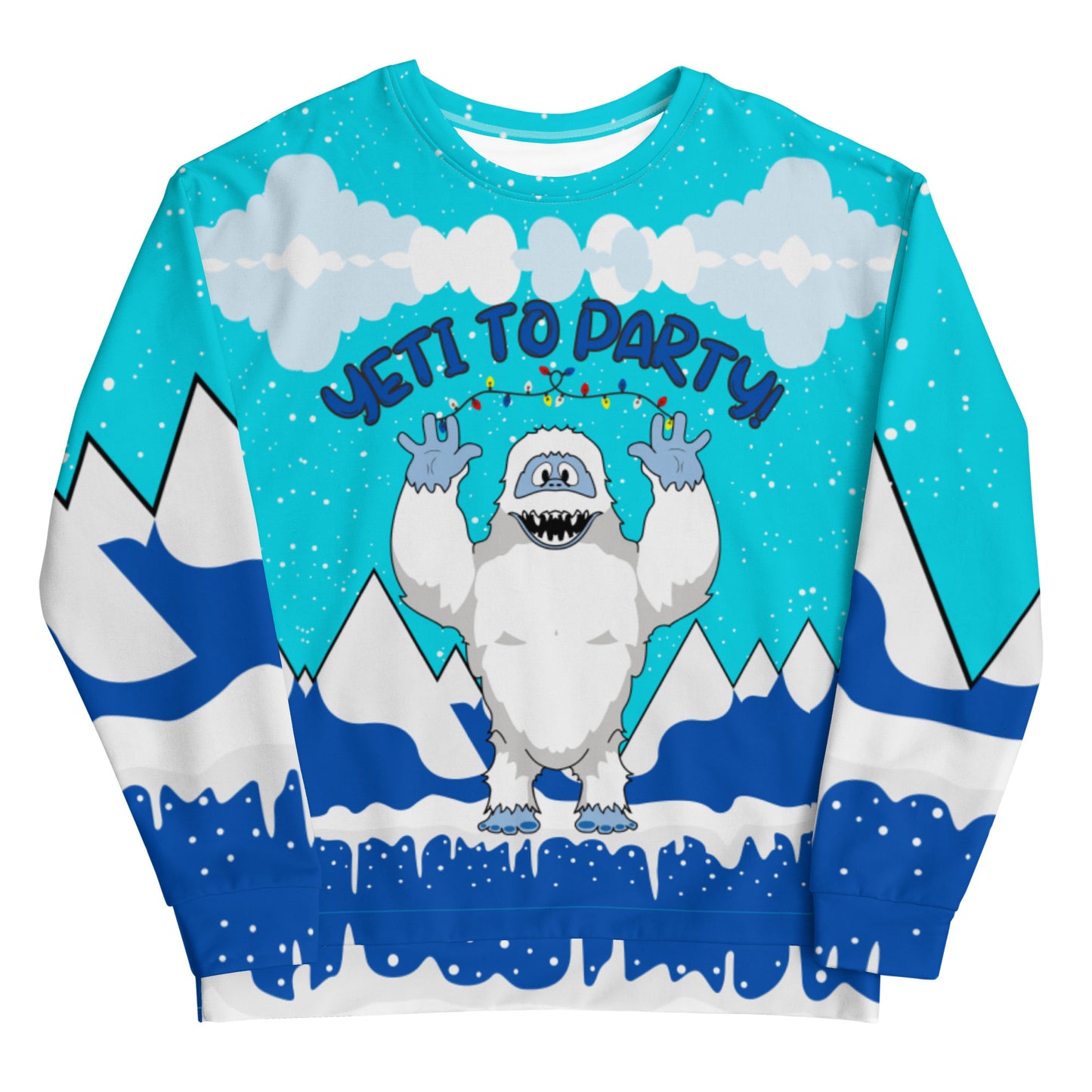 Yeti to Party - Ugly Christmas Sweatshirt