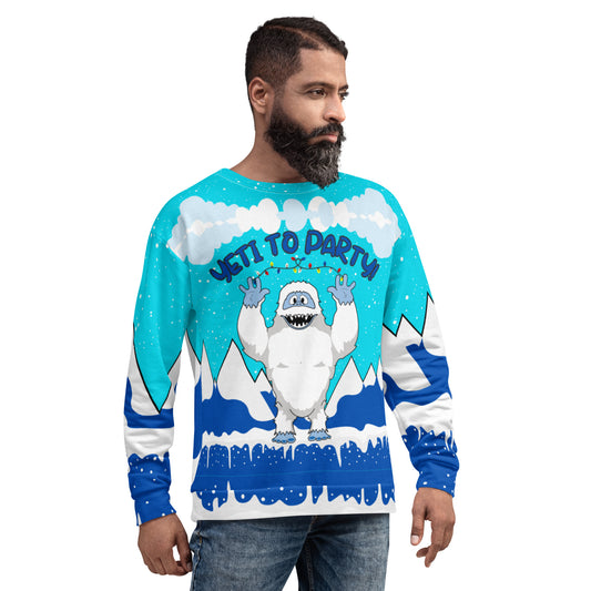 Yeti to Party - Ugly Christmas Sweatshirt