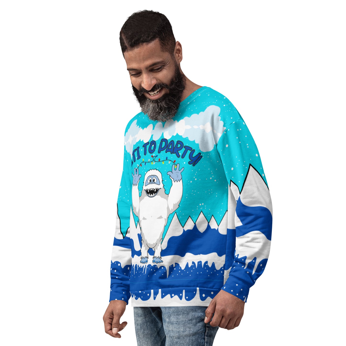 Yeti to Party - Ugly Christmas Sweatshirt