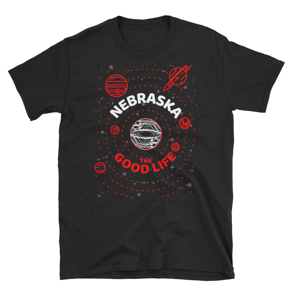 Nebraska the Good Life Space Shirt - Headhunter Gear