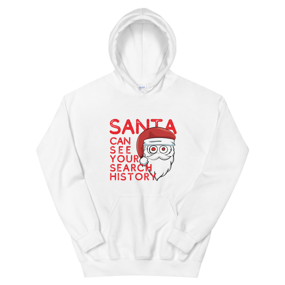 Santa Sees Your Search History Christmas Hoodie - Headhunter Gear