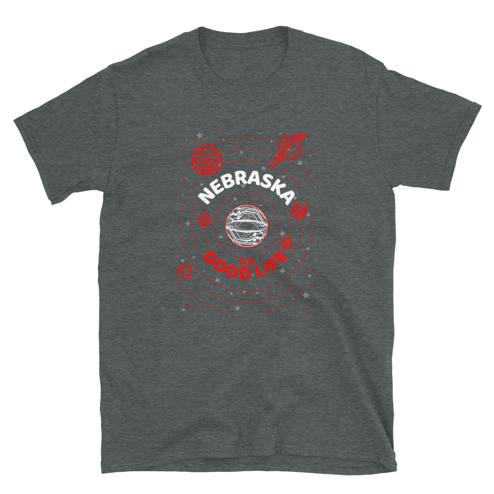 Nebraska the Good Life Space Shirt - Headhunter Gear