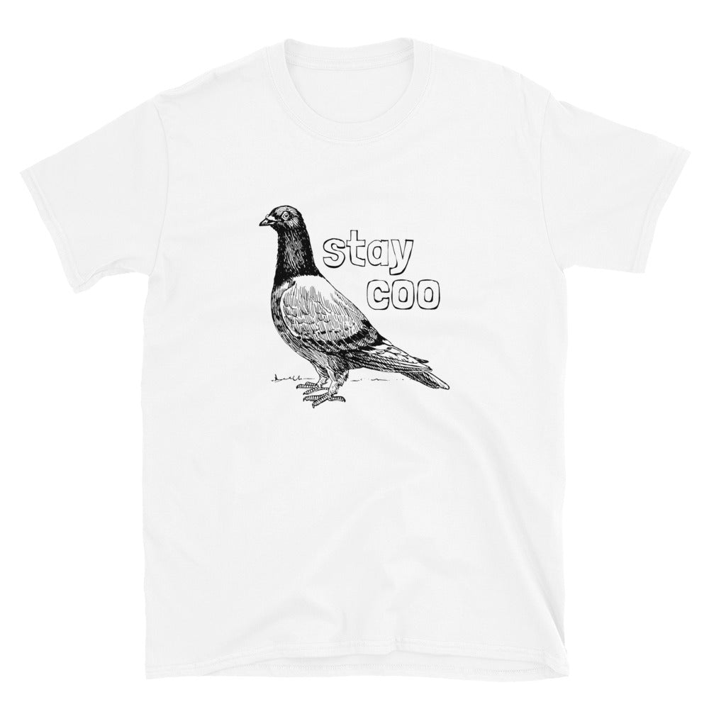 Stay Coo - Pigeon Pun T-Shirt - HeadhunterGear