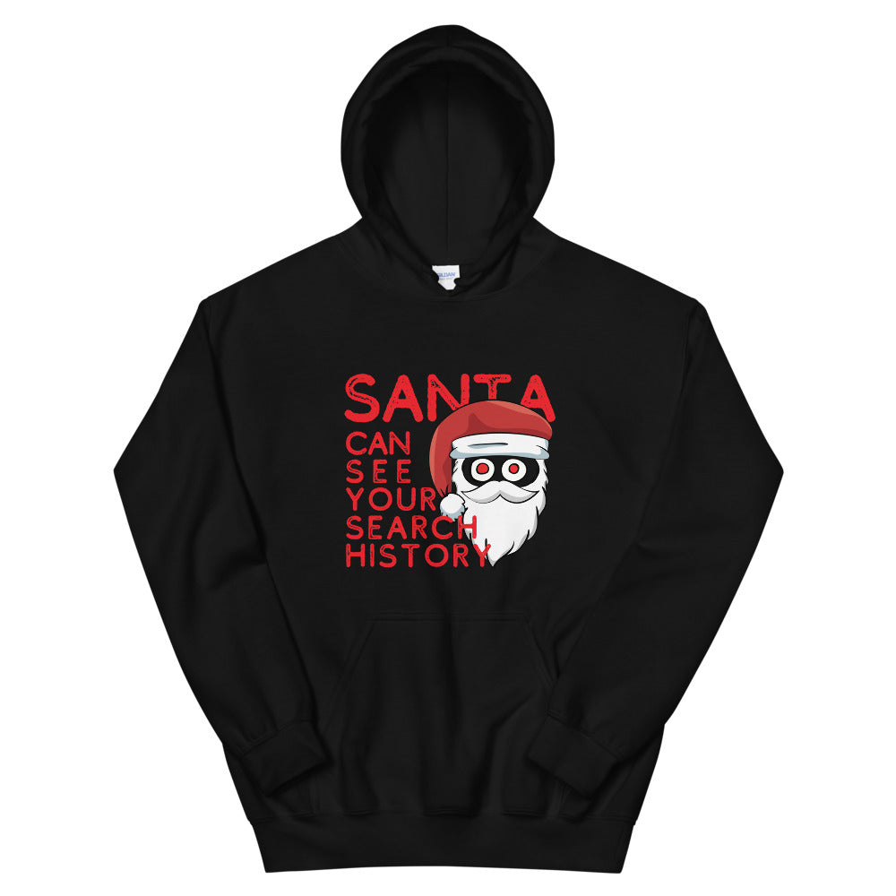 Santa Sees Your Search History Christmas Hoodie - Headhunter Gear