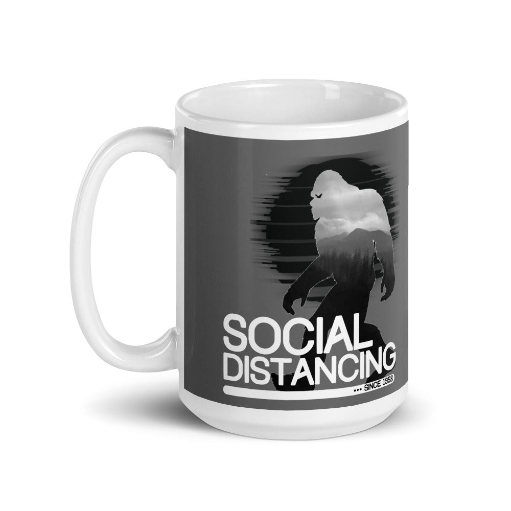 Bigfoot Social Distancing Mug - Headhunter Gear 