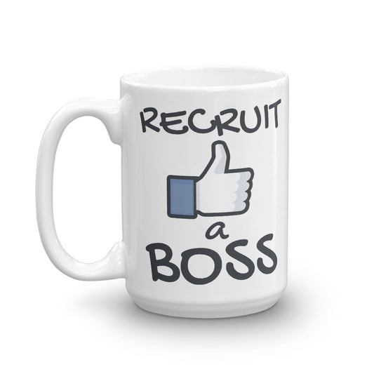 Recruit Like a BOSS Mug - Headhunter Gear