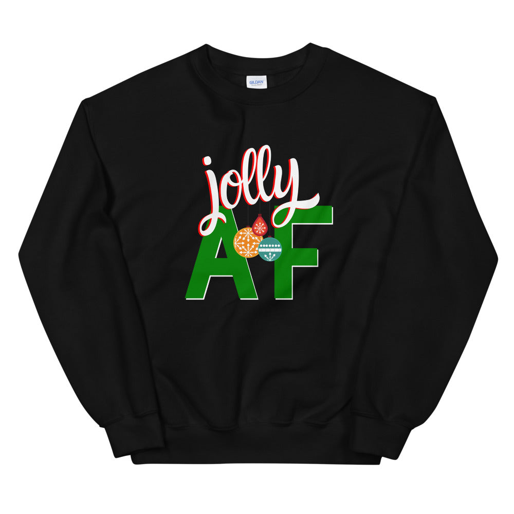Jolly AF - Christmas Sweatshirt - Headhunter Gear