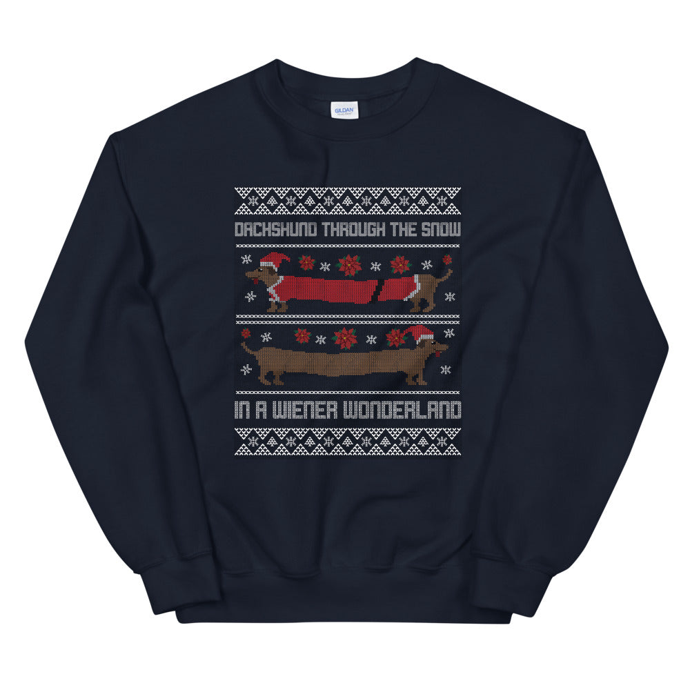 Wiener Wonderland Ugly Christmas Sweatshirt - Headhunter Gear