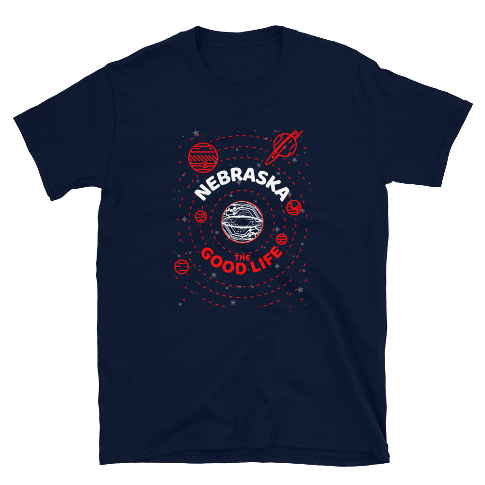 Nebraska the Good Life Space Shirt - Headhunter Gear