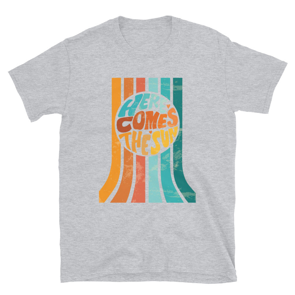 Here Comes the Sun Retro T-Shirt - HeadhunterGear