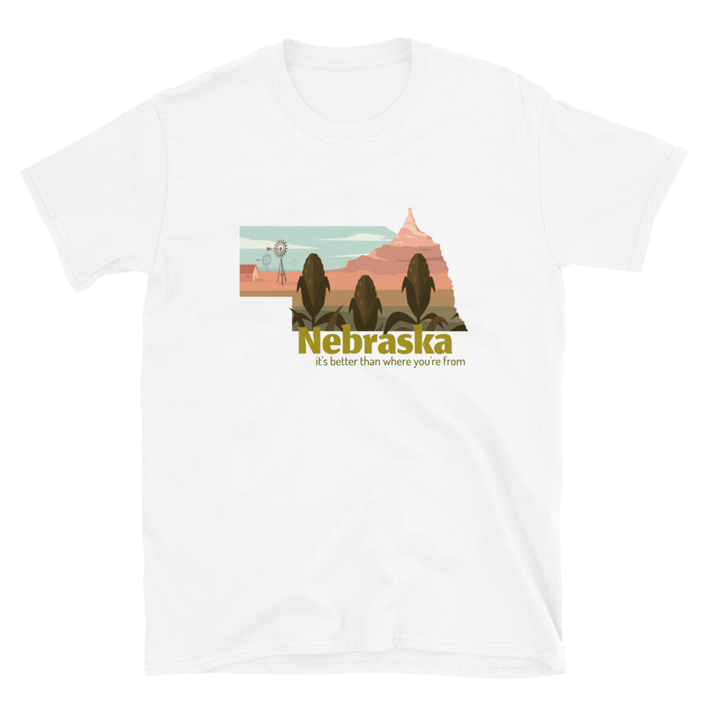 It's Better Than Where You're From - Nebraska T-Shirt - Headhunter Gear