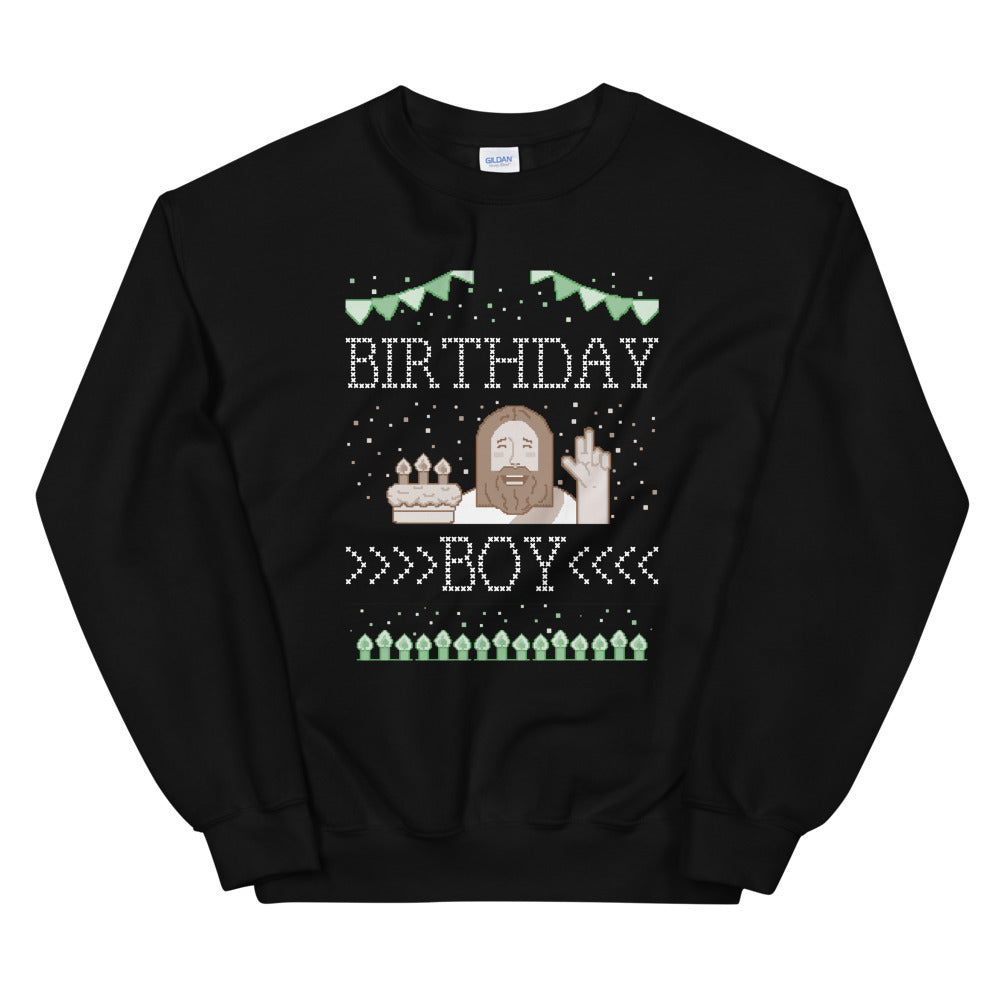 Birthday Boy Ugly Christmas Sweatshirt - Headhunter Gear