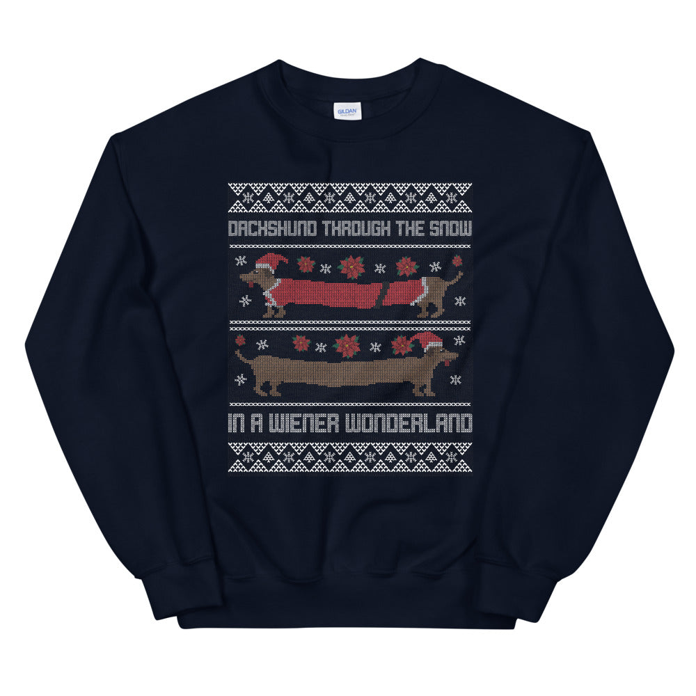 Wiener Wonderland Ugly Christmas Sweatshirt - Headhunter Gear