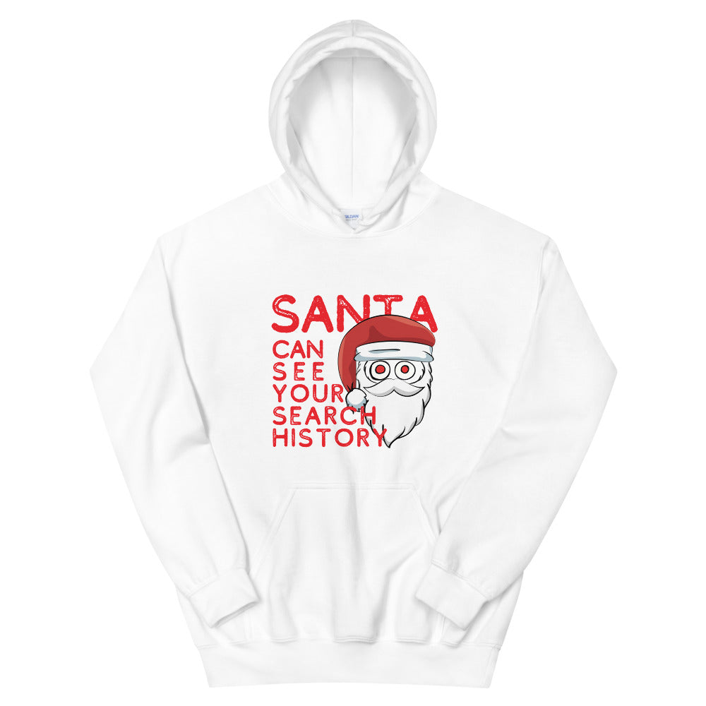 Santa Sees Your Search History Christmas Hoodie - Headhunter Gear