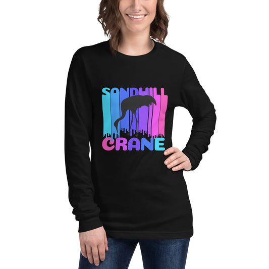 "Crane Team" Sandhill Crane - Long Sleeve Tee - HeadhunterGear