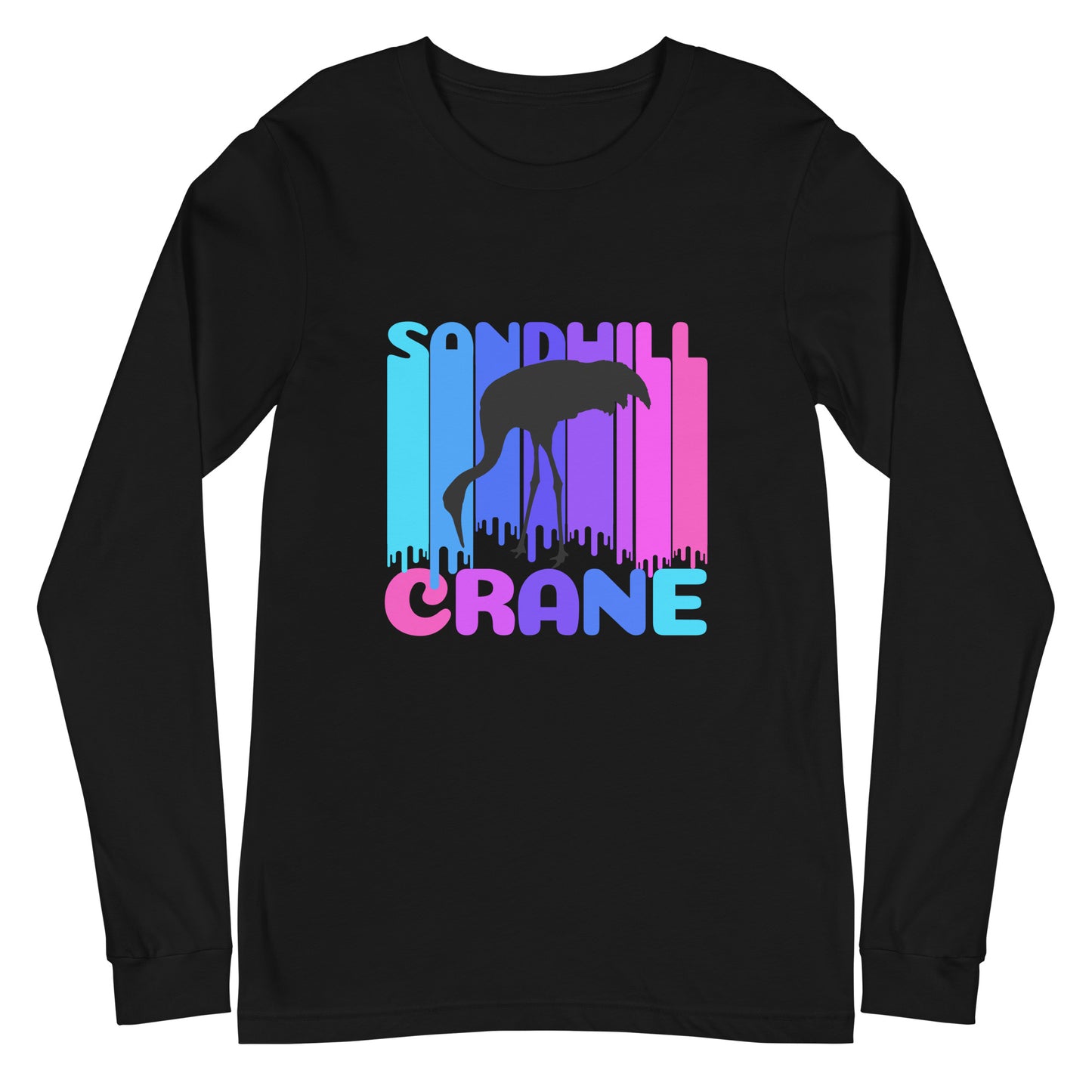 "Crane Team" Sandhill Crane - Long Sleeve Tee - HeadhunterGear